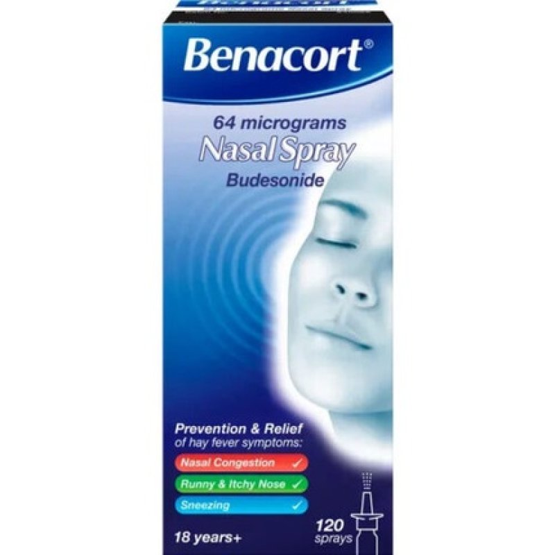 Benacort Nasal Spray Relief from Hay Fever 120 Sprays
