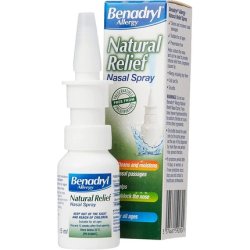 Benadryl Allergy Natural Relief Nasal Spray Preservative Free 15ml