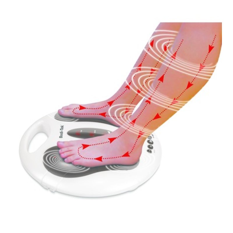 Bodi-Tek Circulation Plus Active masseur Pieds Noir, Blanc