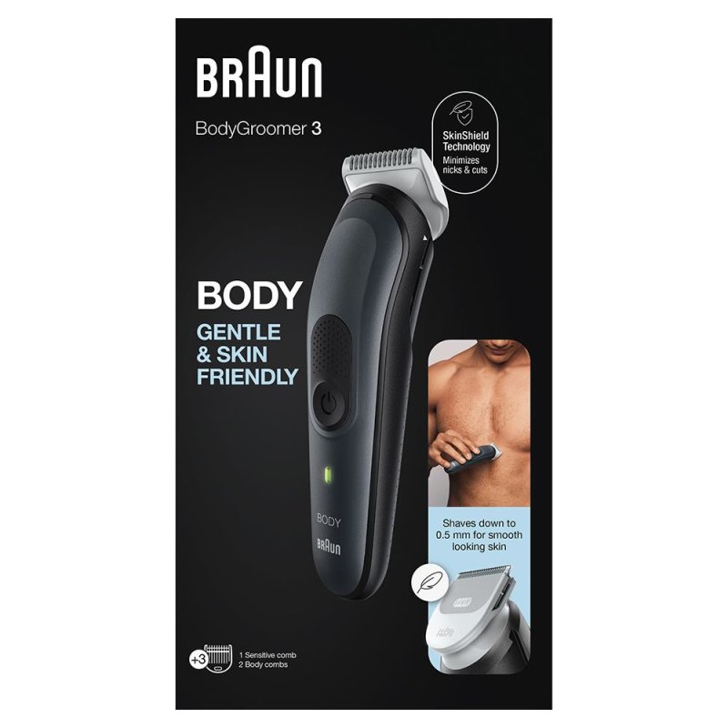 Braun Series 3 BG3350 tondeuse corps / rasoirs Noir, Gris