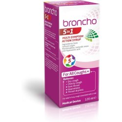Broncho 5-in-1 Multisymptom Action Syrup 120ml Relieves All Coughs and Sore Throat