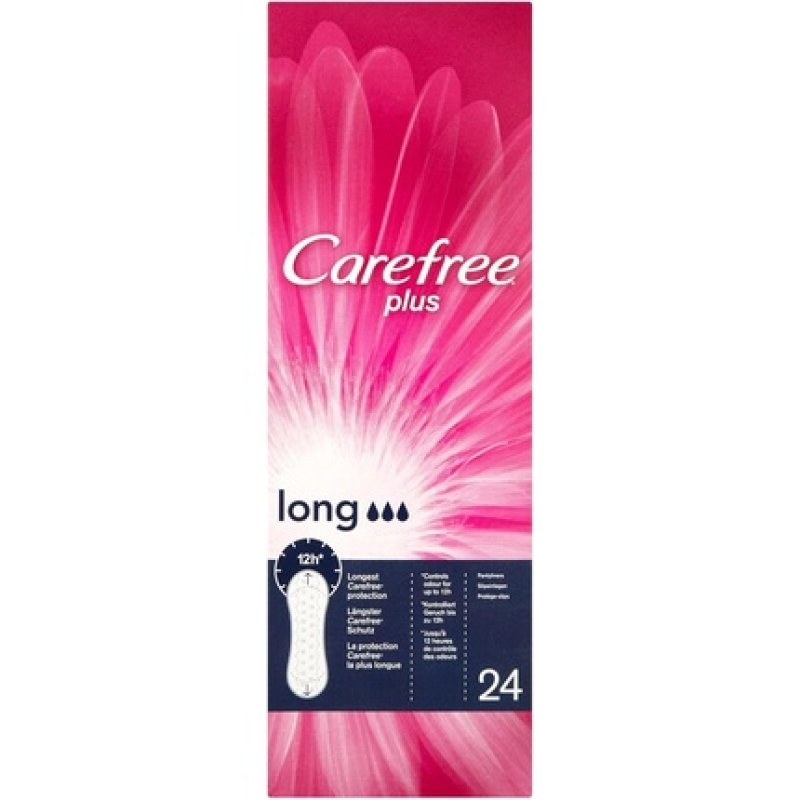 Carefree Plus Long 24 Pantyliners