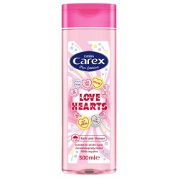 Carex Love Hearts Bath and Shower 500ml