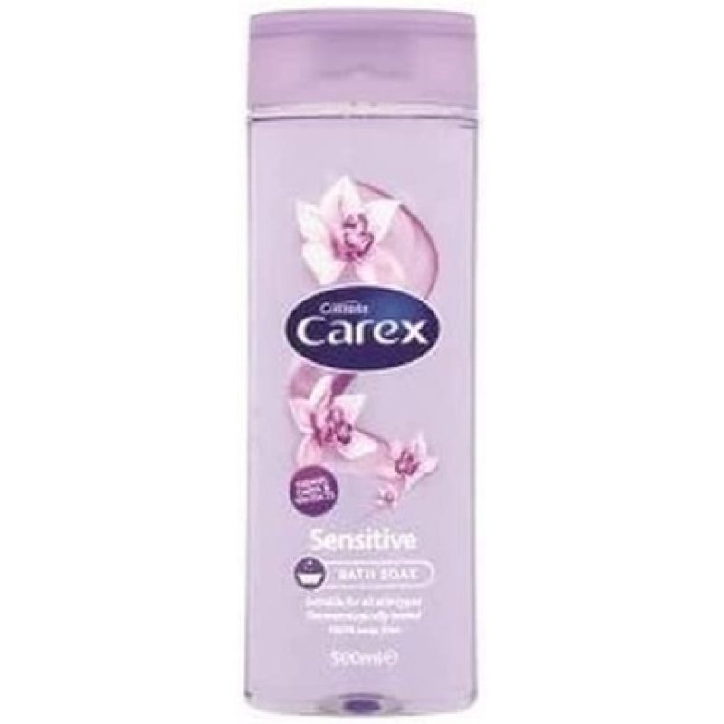 Cussons Carex Sensitive Bath Foam Wash 500ml