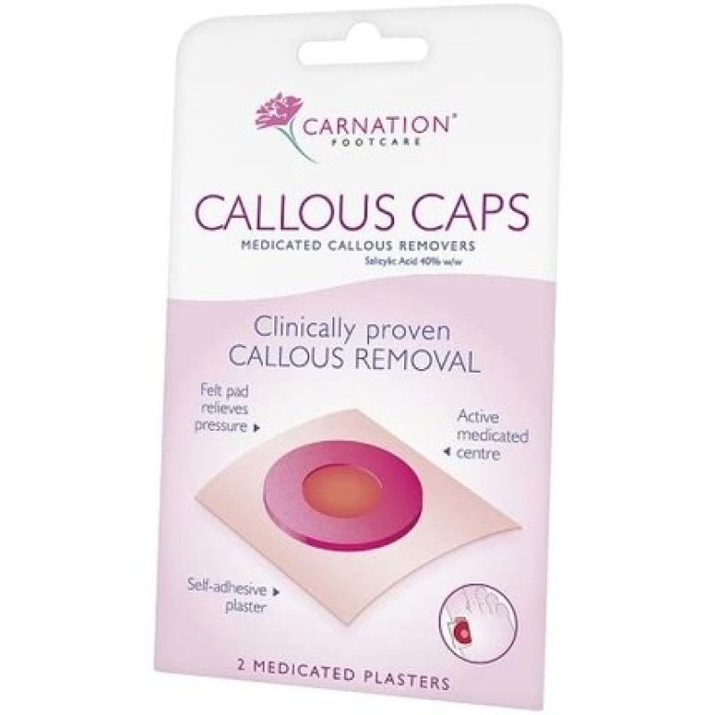 Carnation Callous Caps - Pack of 2