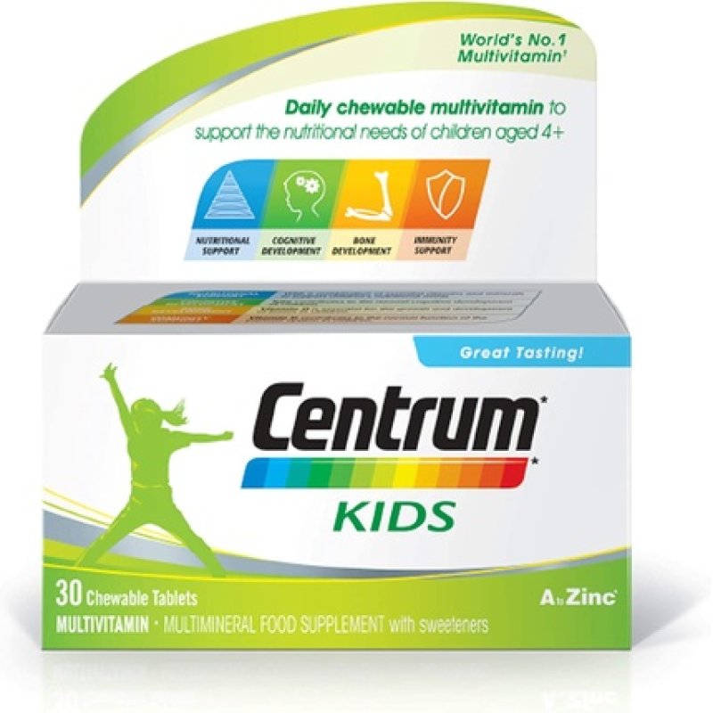 Centrum Kids Multivitamins and Minerals 30 Tablets