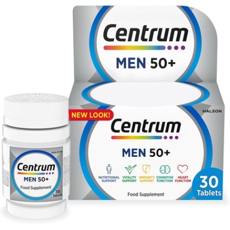 Centrum Men 50 Multivitamin Tablets with 23 Essential Nutrients 30ct