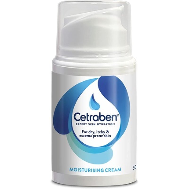 Cetraben Body Cream Moisturizer for Dry, Sensitive, and Eczema-Prone Skin 50ml
