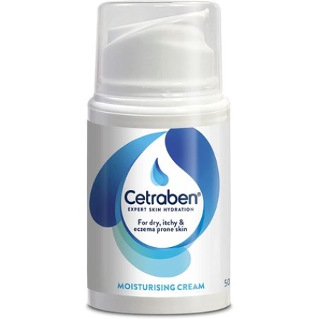 Cetraben Body Cream Moisturizer for Dry, Sensitive, and Eczema-Prone Skin 50ml