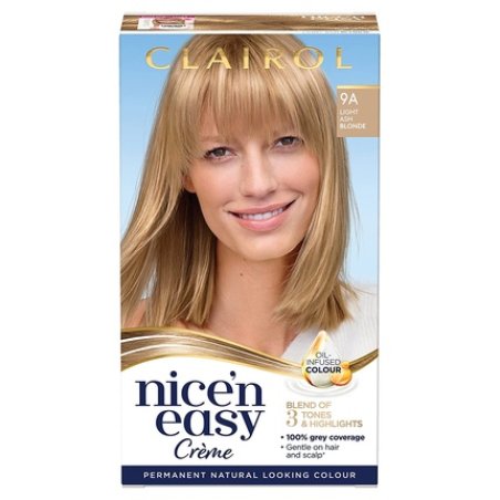 Clairol Nice'n Easy Crème Natural Hair Color with Oil 9A Light Ash Blonde