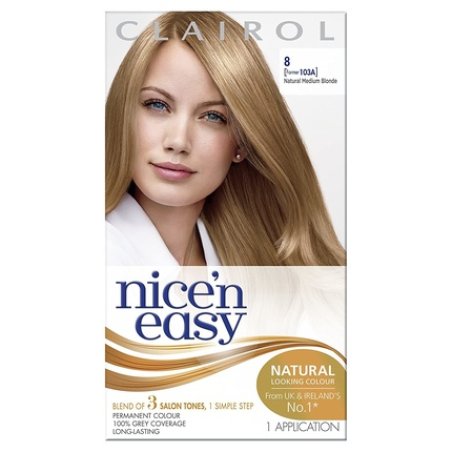 Clairol Nice and Easy Natural Medium Blonde Hair Color 103A
