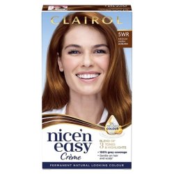 Clairol Nice'n Easy Crème Natural Hair Color with Oil 177ml 5WR Medium Warm Auburn
