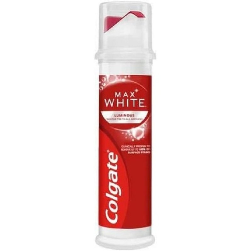 Colgate Max White Luminous Pump Toothpaste 100g