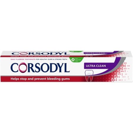 Corsodyl Ultra Clean Toothpaste for Gum Care 75ml