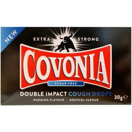Covonia Double Impact Lozenges Strong Original 30g
