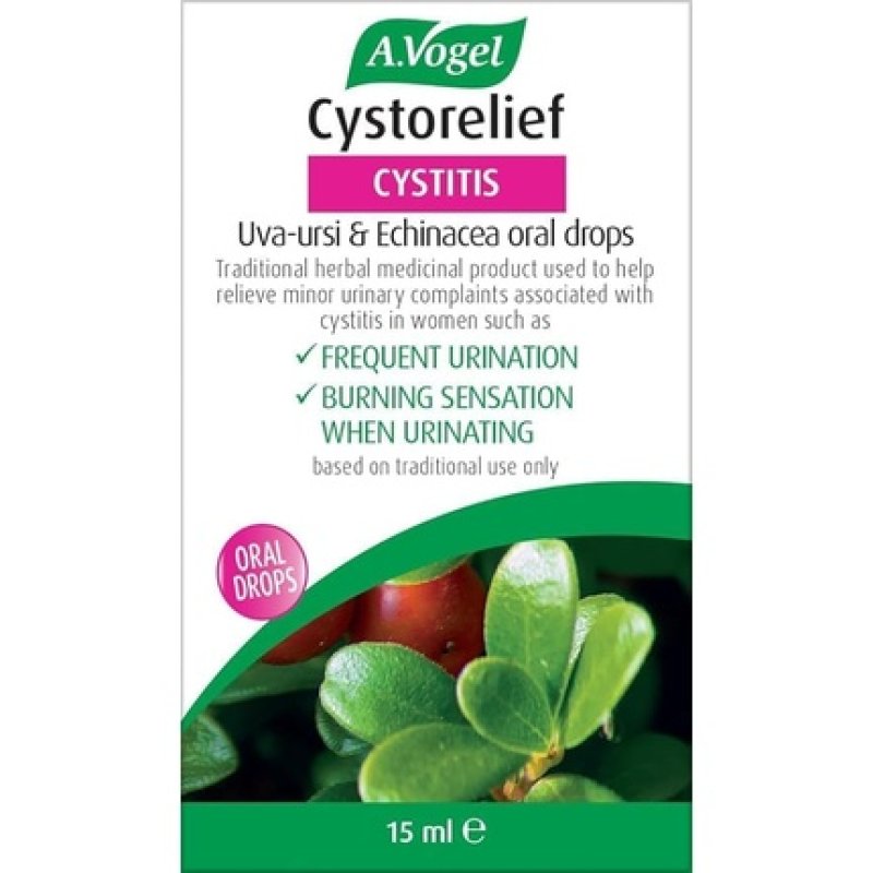 Avogel Cystorelief Cystitis Treatment for Women with Uvaursi and Echinacea