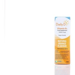 Dailyd Vitamin D3 Oral Spray 1000iu Vegan Friendly Supports Bones and Teeth