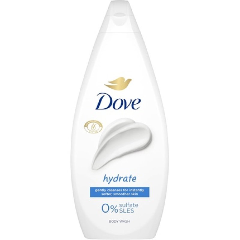 Dove Hydrate Body Wash Cleanser with Plant-Based Moisturisers