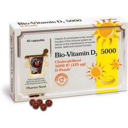Pharma Nord Bio-Vitamin D3 125mcg 5000iu 40 Capsules