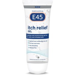 E45 Itch Relief Gel 100ml for Face and Body - Cooling Gel to Soothe Itchy and Irritated Skin - Perfume-Free