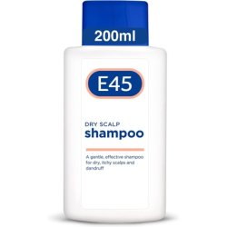 E45 Dermatological Dry Scalp Shampoo 200ml - Shampoo for Dry Scalp Relief with Pro Vitamin B5 - Anti Dandruff Shampoo -