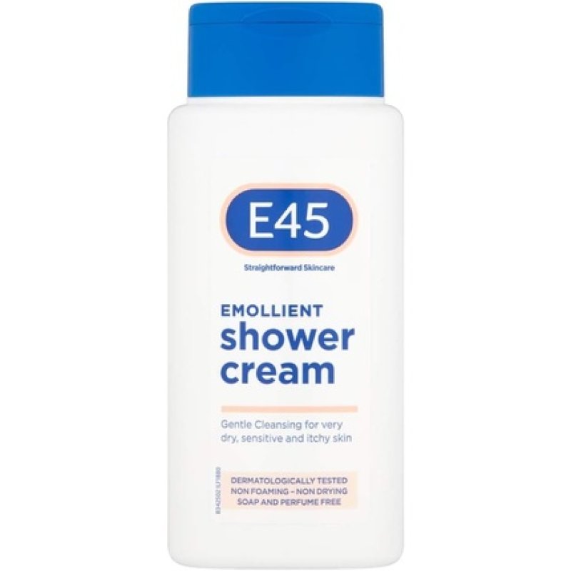 E45 Body Wash for Dry, Sensitive & Itchy Skin Shower Gel Cream for Men & Women 200ml