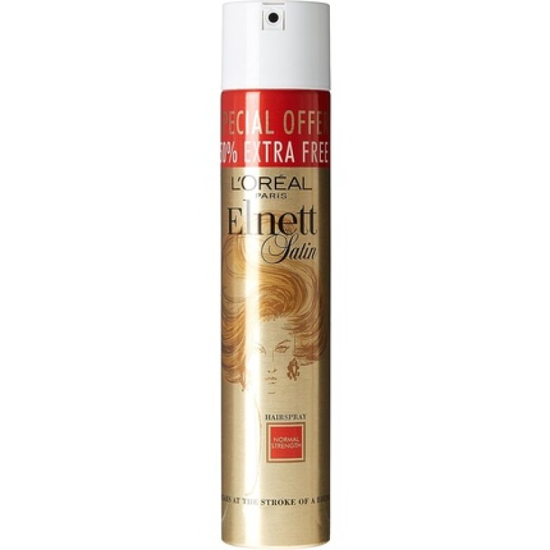 L'Oreal Elnett Satin Normal Strength Hairspray 300ml - Pack of 2
