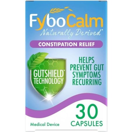 FyboCalm Constipation Relief Naturally Derived 30 Capsules