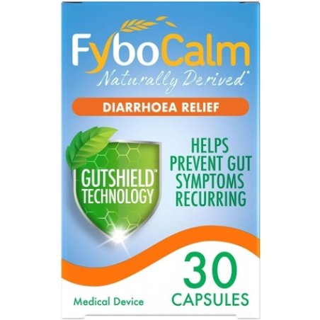 FyboCalm Diarrhea Relief Naturally Derived 30 Capsules