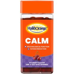 Haliborange Adult Calm Ashwagandha Vitamin B6 B12 Fatigue Reduction Gummies 30
