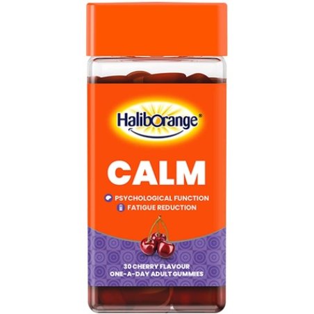 Haliborange Adult Calm Ashwagandha Vitamin B6 B12 Fatigue Reduction Gummies 30