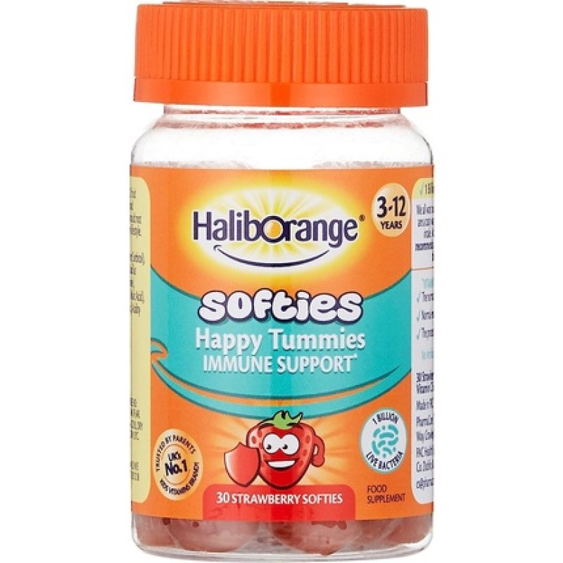 Haliborange Happy Tummies Immune Support Raspberry