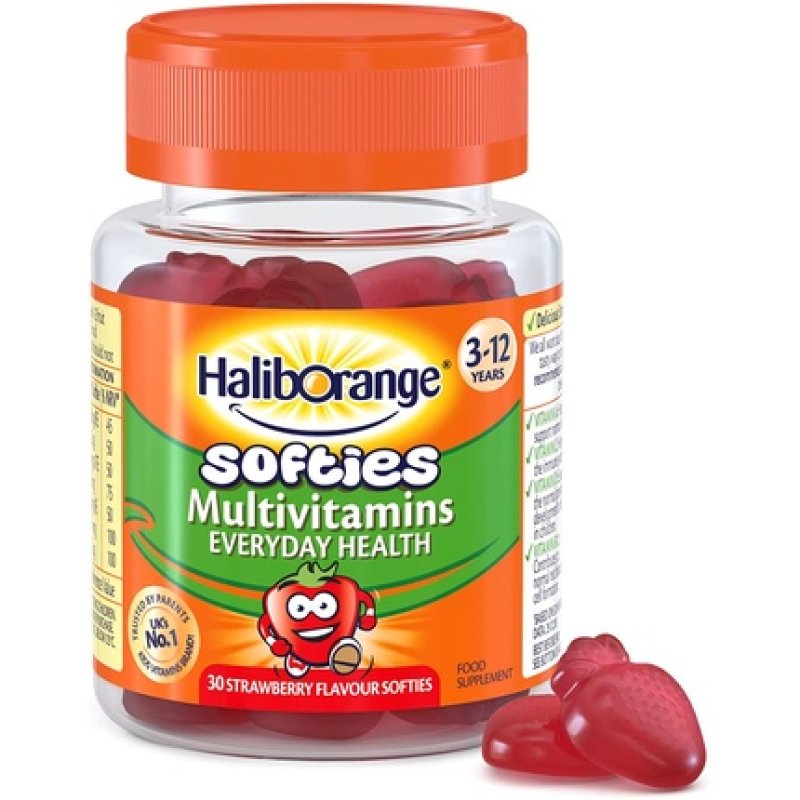 Haliborange Kids Multivitamins Strawberry Softies 30 Each