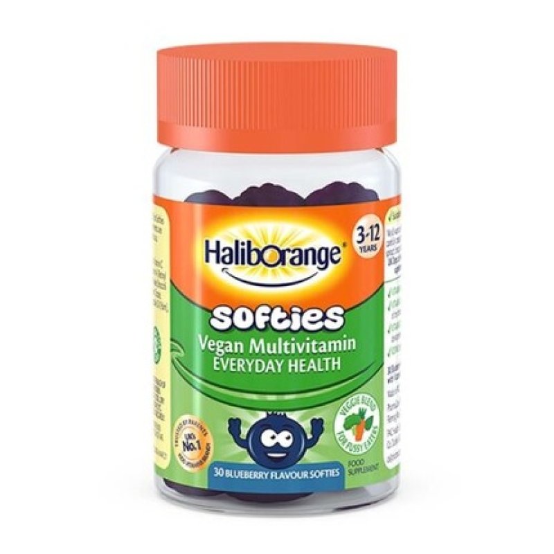 Haliborange Vegan Multivitamin Blueberry Softies 30 Softies
