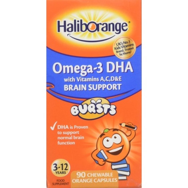 Haliborange Kids Omega3 Chewy Orange 90 Count 100 Grams