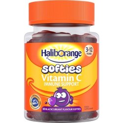 Haliborange Kids Blackcurrant Vitamin C Immune Softies Tablets 30
