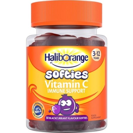Haliborange Kids Blackcurrant Vitamin C Immune Softies Tablets 30