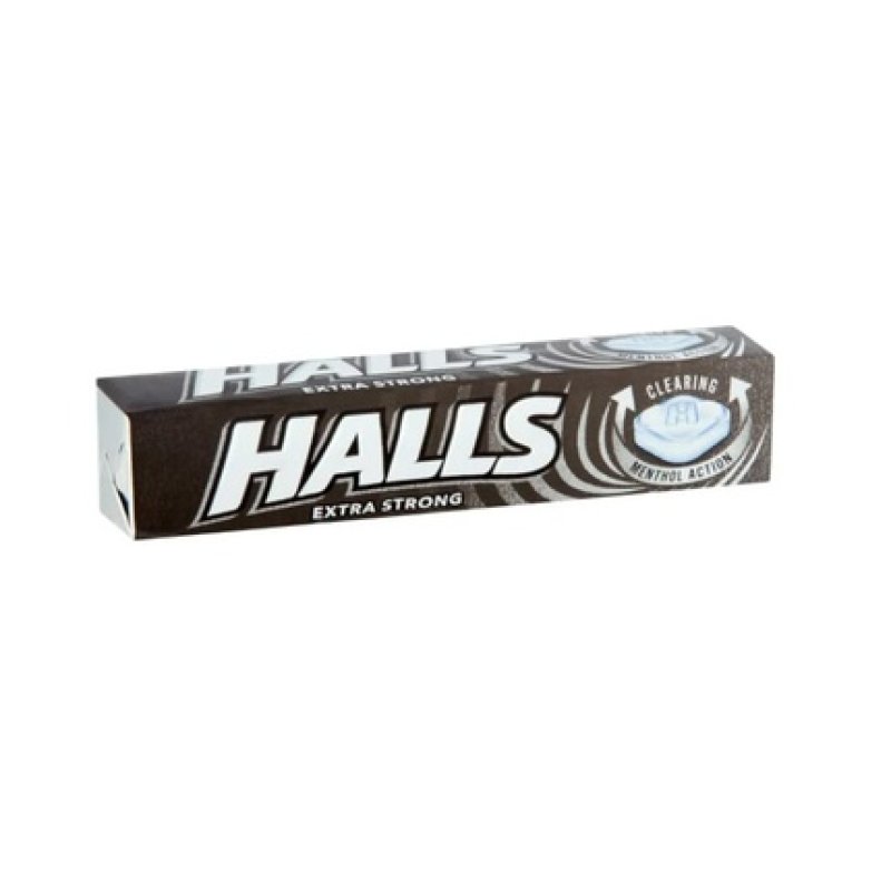Halls Mentho-Lyptus Extra Strong Throat Pastilles Stick 33.5 G Pack Of 20