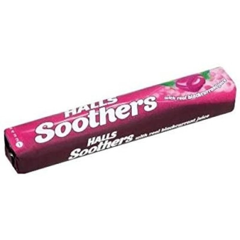 Halls Soothers Blackcurrant Flavour 45g