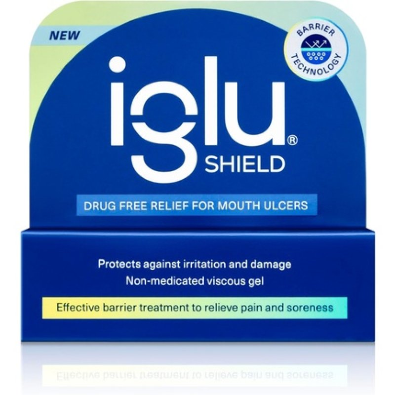 Iglu Shield Non-Medicated Mouth Ulcer Treatment - Effective Barrier to Protect