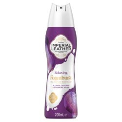 Imperial Leather Relaxing Foamburst Gel To Foam Body Wash With Plum Blossom & Cashmere Musk