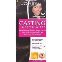 L'Oreal Paris Casting Creme Gloss 300 Darkest Brown Hair Dye