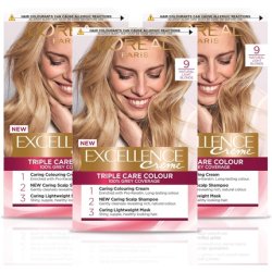 L'Oréal Paris Excellence Crème Permanent Hair Dye 9 Natural Light Blonde