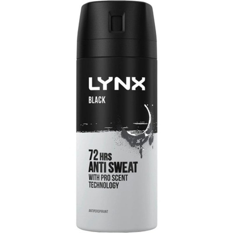 Lynx Black Anti Perspirant Aerosol 150ml