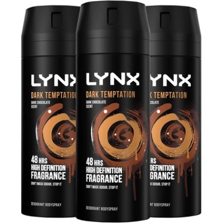 Lynx Dark Temptation Body Spray Deodorant 150ml