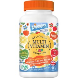 Minadex Premium Multivitamin Gummies 60 Count for Adults & Children