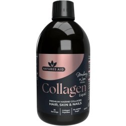 Natures Aid Marine Collagen Liquid 5000mg Premium High Strength Hydrolysed