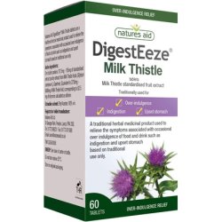 Natures Aid DigestEeze Milk Thistle 150mg 60 Tablets
