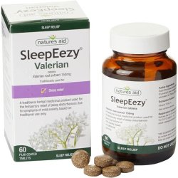Natures Aid SleepEezy Valerian Root Extract 60 Tablets