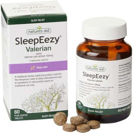 Natures Aid SleepEezy Valerian Root Extract 60 Tablets